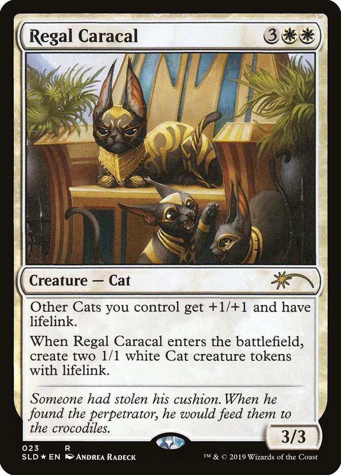 Regal Caracal (Secret Lair Drop)