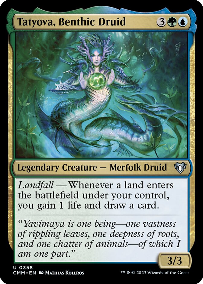 Tatyova, Benthic Druid (Commander Masters)