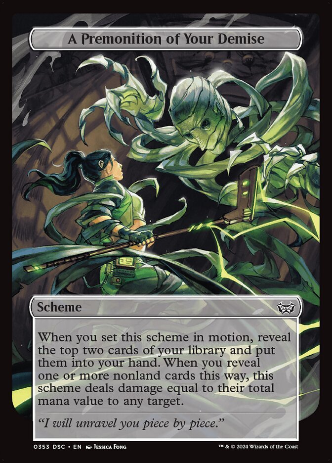 A Premonition of Your Demise (Duskmourn: House of Horror Commander)