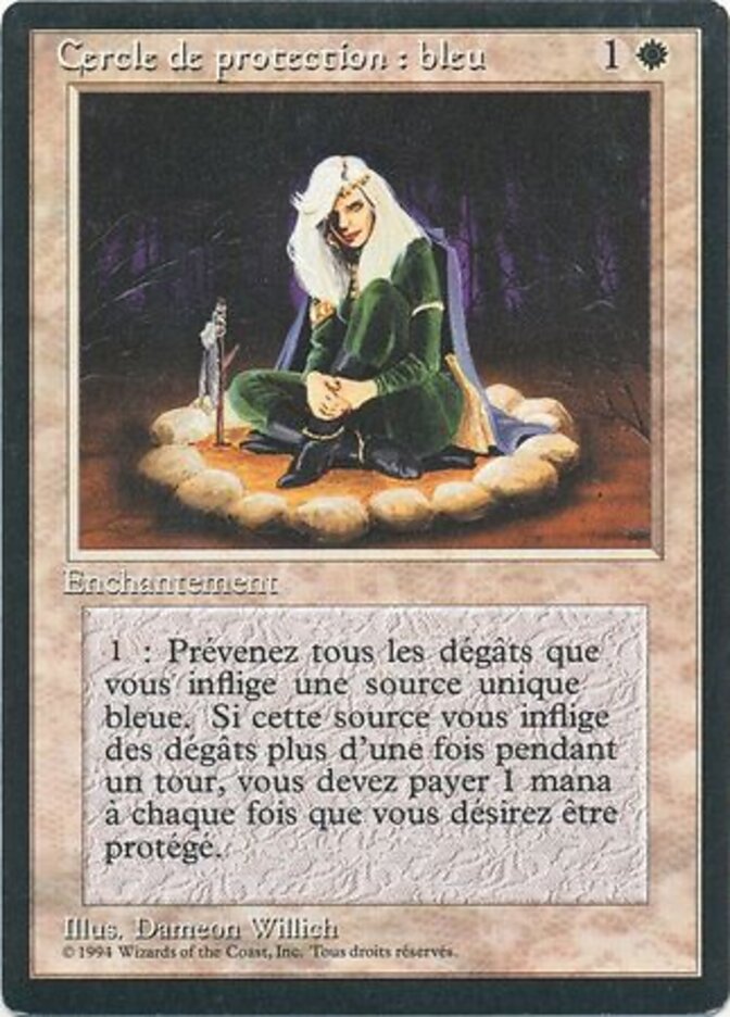 Circle of Protection: Blue (Foreign Black Border)