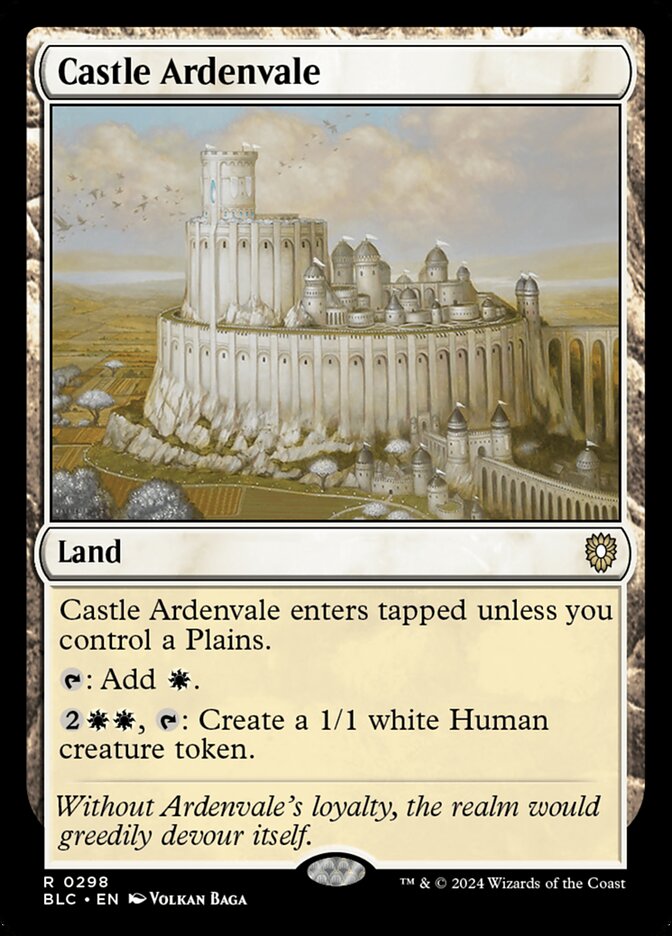 Castle Ardenvale (Bloomburrow Commander)