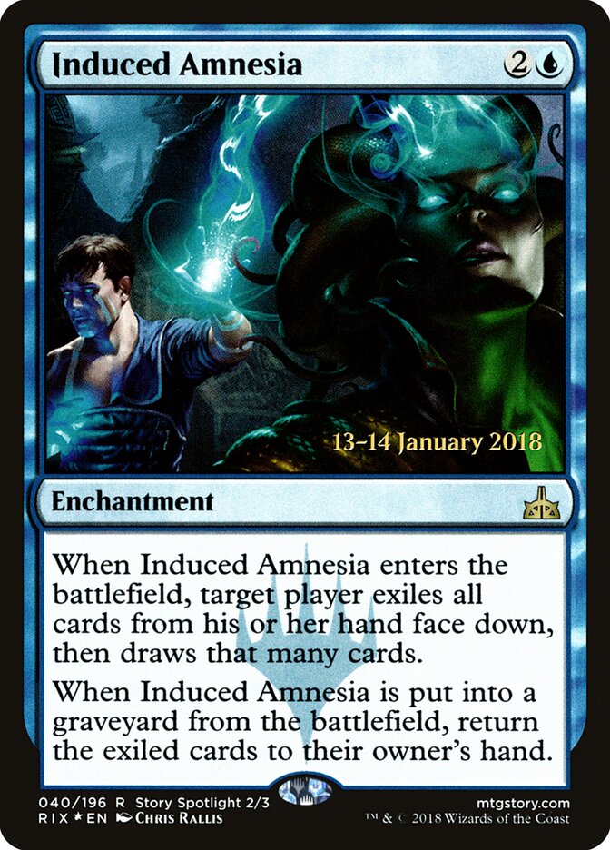 Induced Amnesia (Rivals of Ixalan Promos)