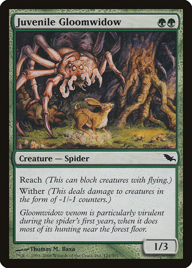 Juvenile Gloomwidow (Shadowmoor)