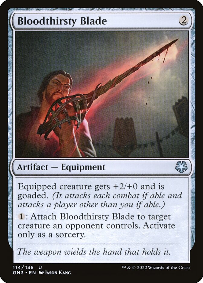 Bloodthirsty Blade (Game Night: Free-for-All)