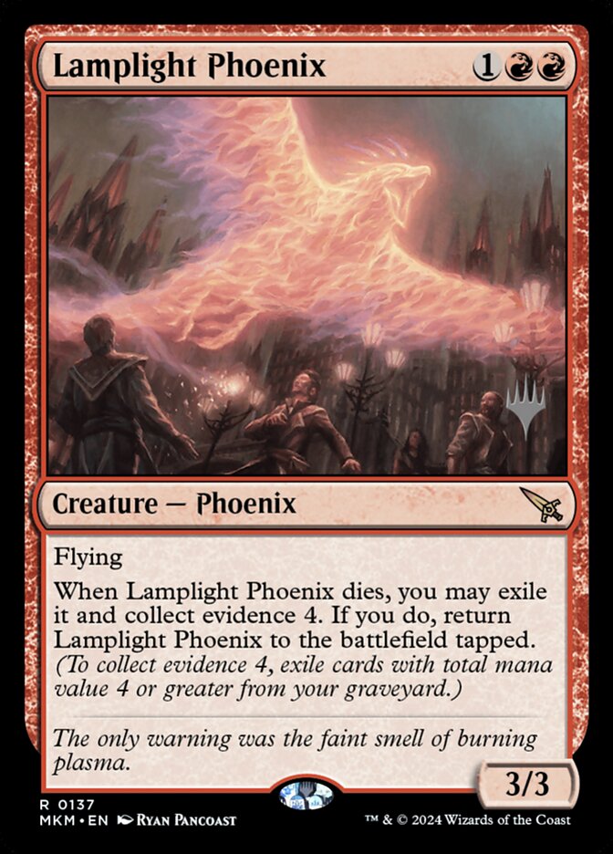 Lamplight Phoenix (Murders at Karlov Manor Promos)