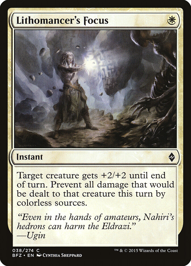 Lithomancer's Focus (Battle for Zendikar)