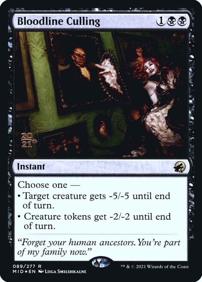 Bloodline Culling (Innistrad: Midnight Hunt Promos)