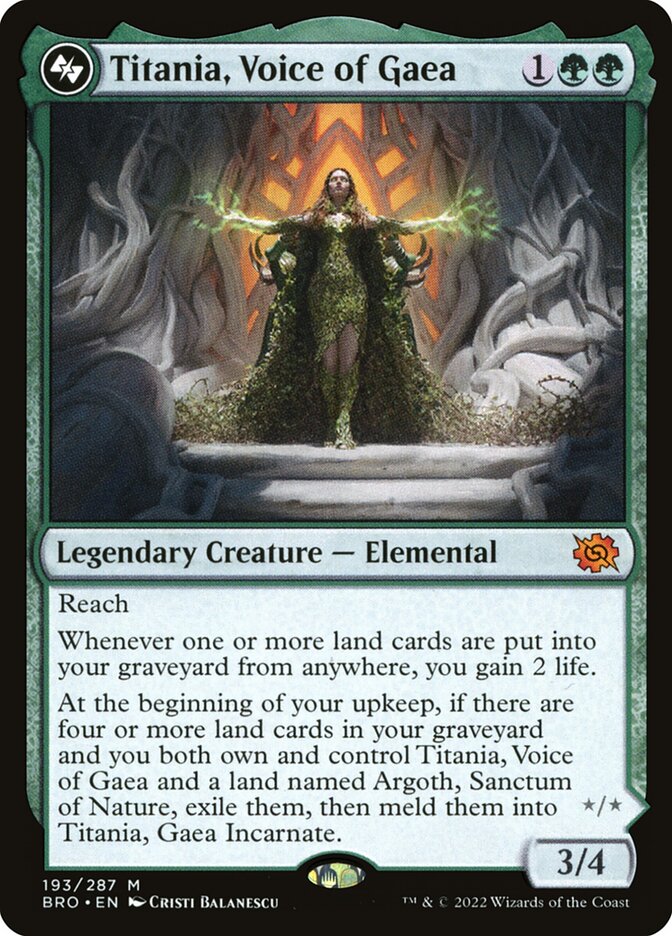 Titania, Voice of Gaea (The Brothers' War)