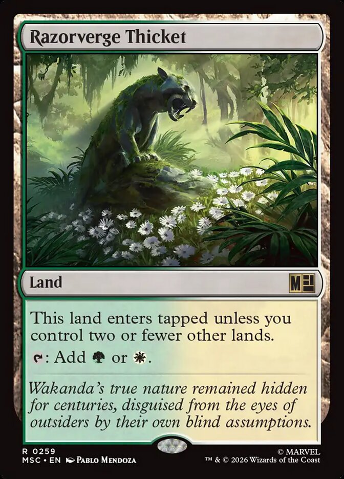 Razorverge Thicket (Marvel Super Heroes Commander)