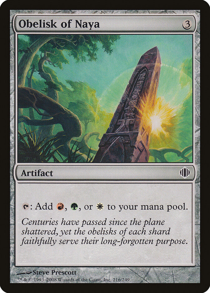Obelisk of Naya (Shards of Alara)