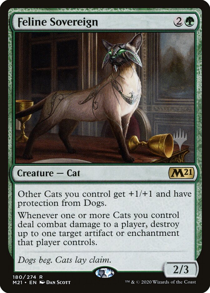 Feline Sovereign (Core Set 2021 Promos)