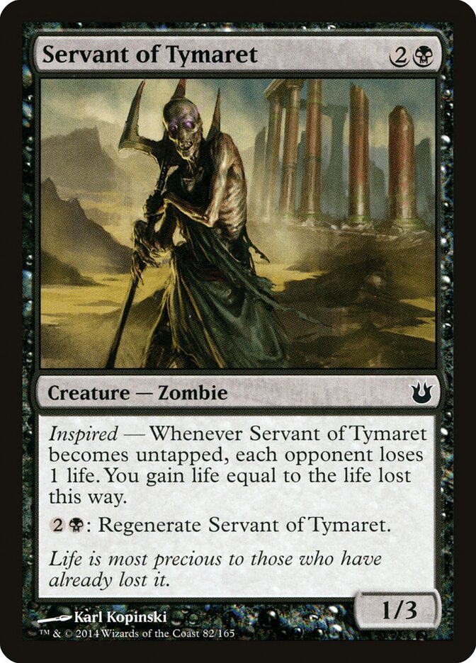 Servant of Tymaret (Born of the Gods)