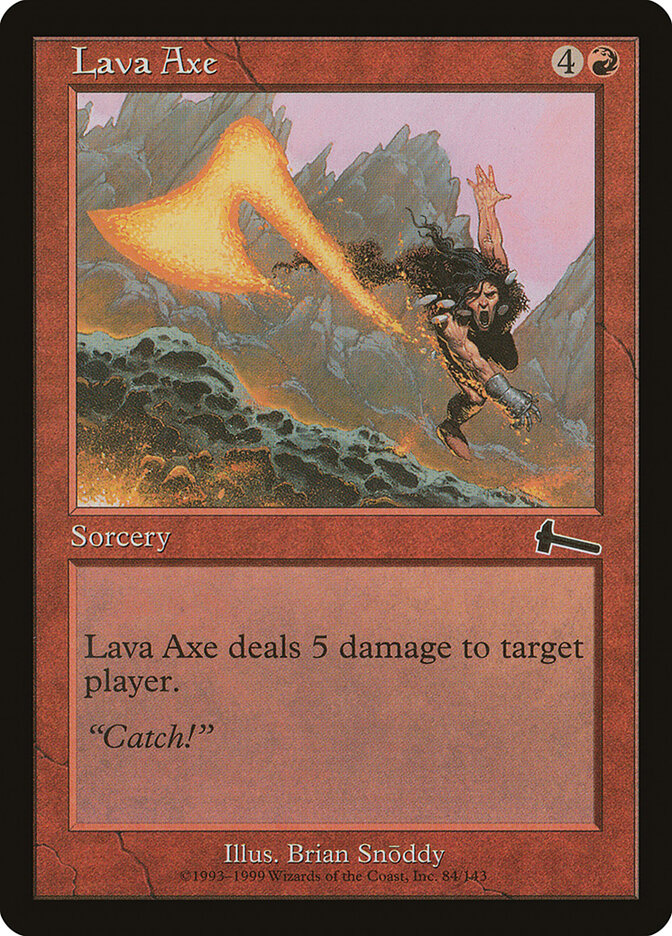 Lava Axe (Urza's Legacy)