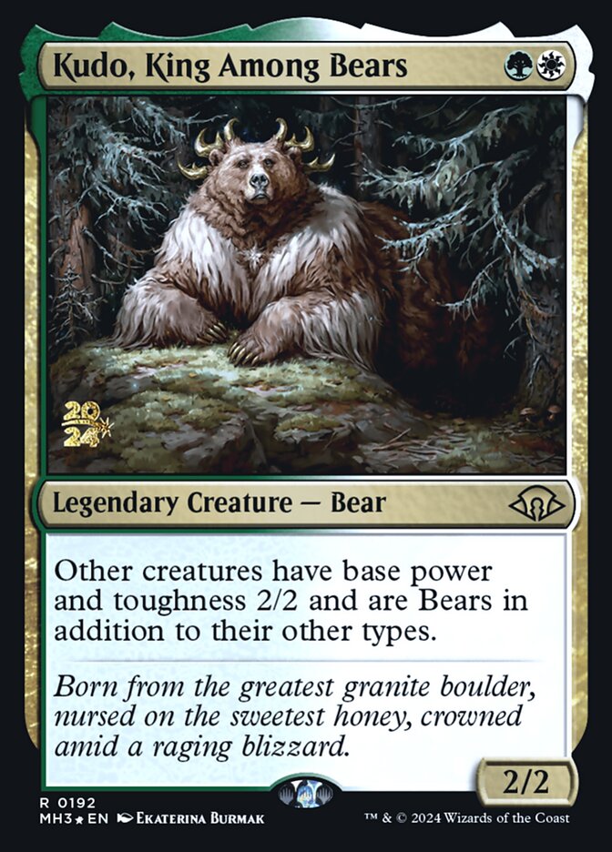 Kudo, King Among Bears (Modern Horizons 3 Promos)