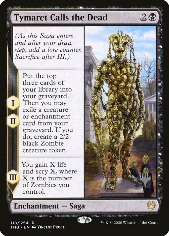 Tymaret Calls the Dead (Theros Beyond Death Promos)