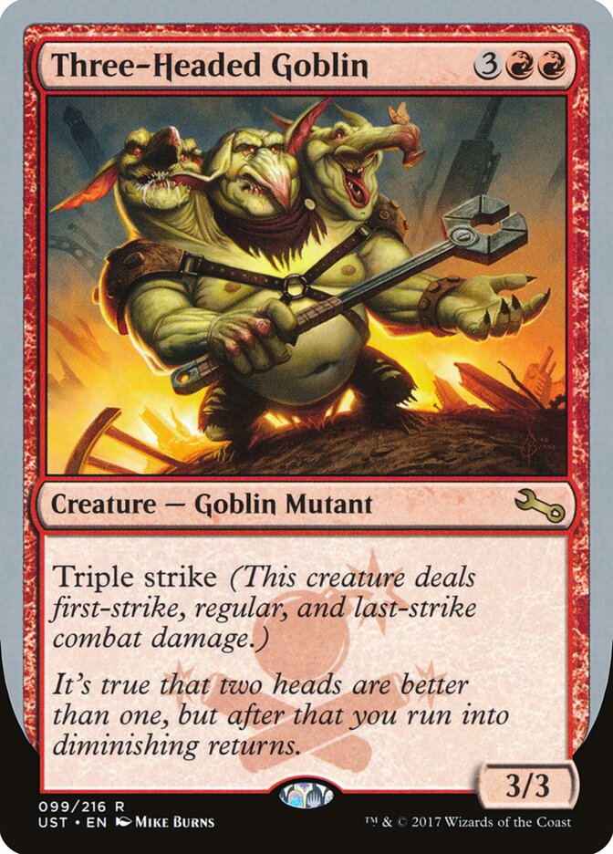 Three-Headed Goblin (Unstable)