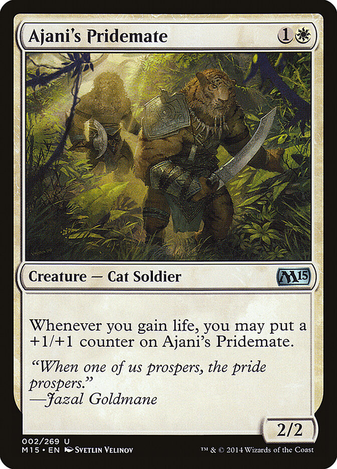 Ajani's Pridemate (Magic 2015)
