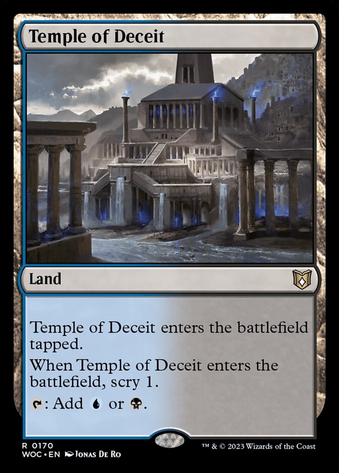 Temple of Deceit (Wilds of Eldraine Commander)