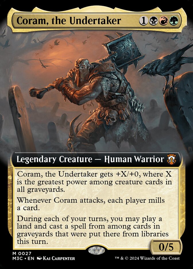 Coram, the Undertaker (Modern Horizons 3 Commander)