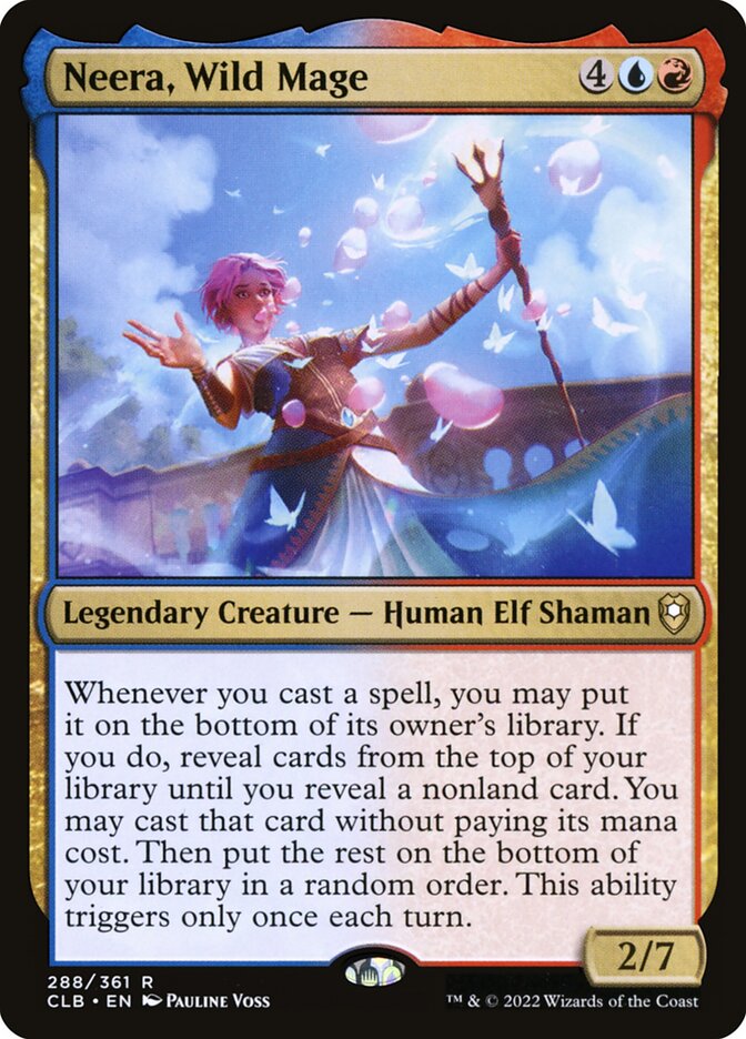 Neera, Wild Mage (Commander Legends: Battle for Baldur's Gate)