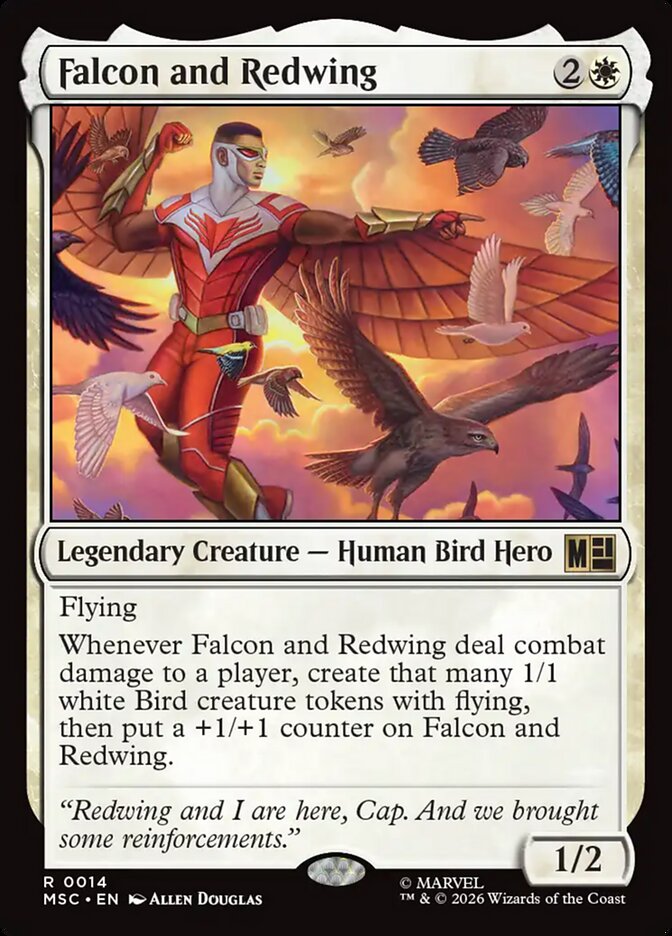 Falcon and Redwing (Marvel Super Heroes Commander)