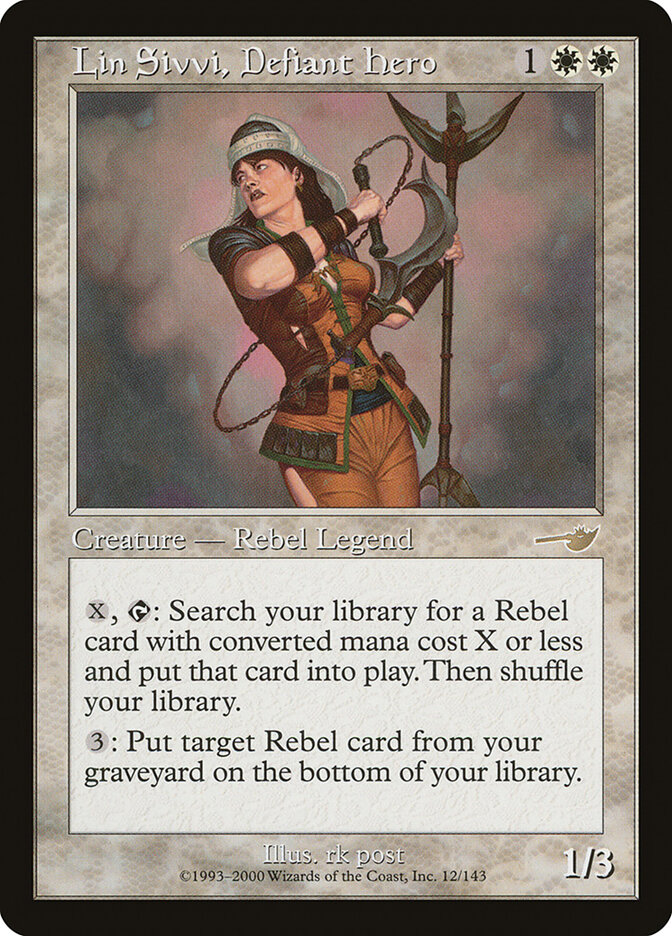Lin Sivvi, Defiant Hero (Nemesis)