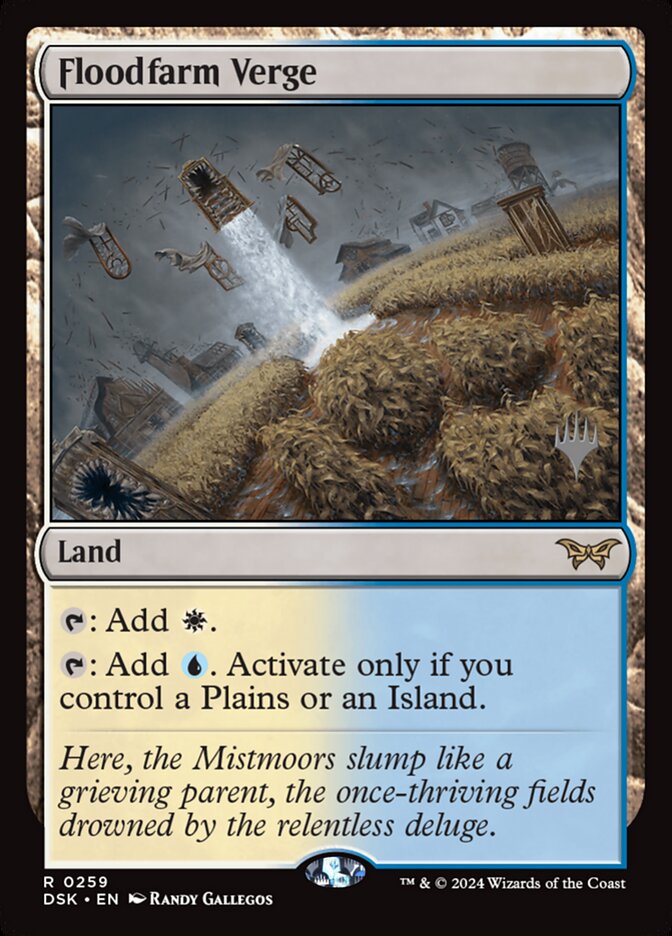 Floodfarm Verge (Duskmourn: House of Horror Promos)