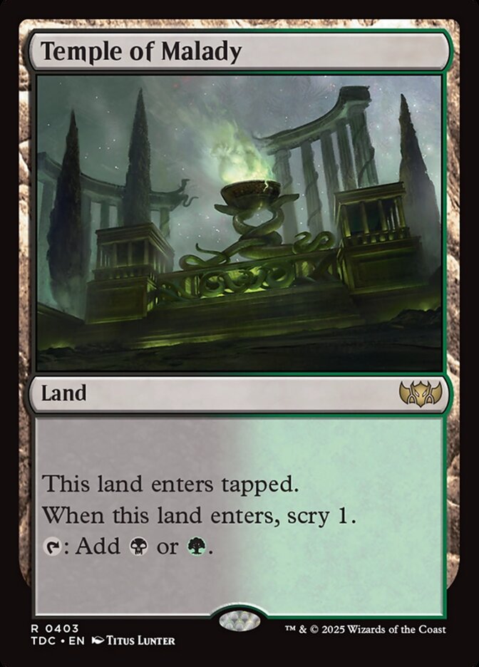 Temple of Malady (Tarkir: Dragonstorm Commander)