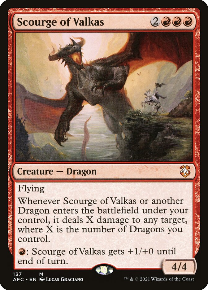 Scourge of Valkas (Forgotten Realms Commander)