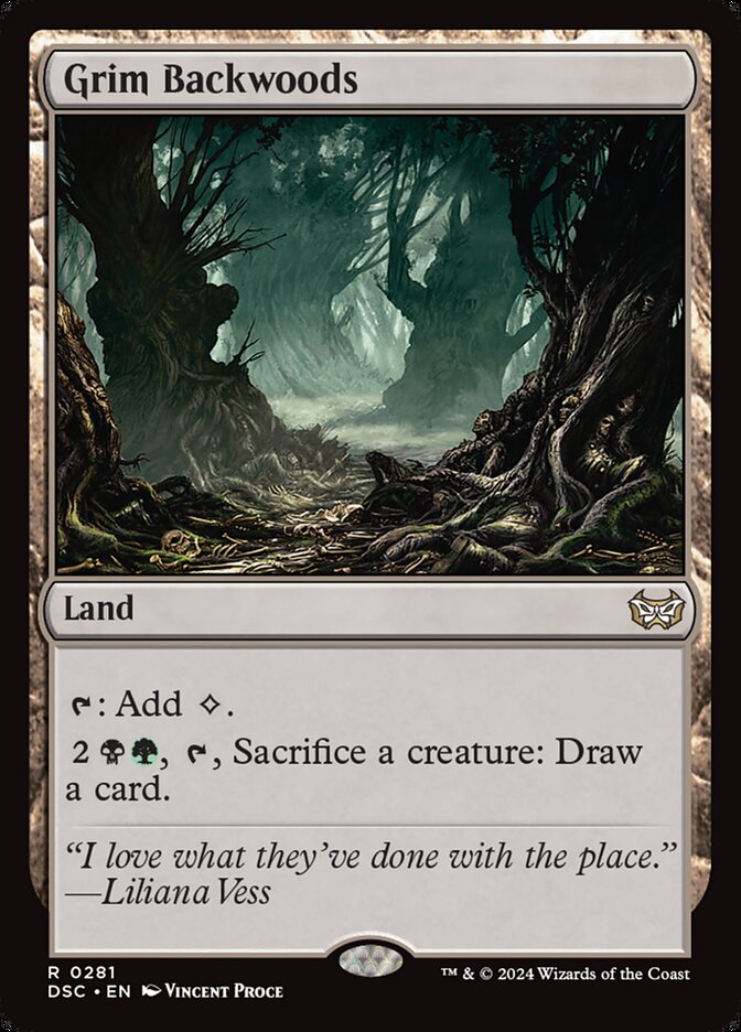 Grim Backwoods (Duskmourn: House of Horror Commander)