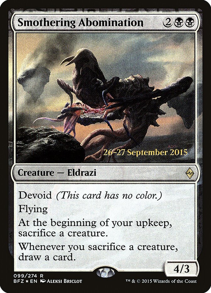 Smothering Abomination (Battle for Zendikar Promos)