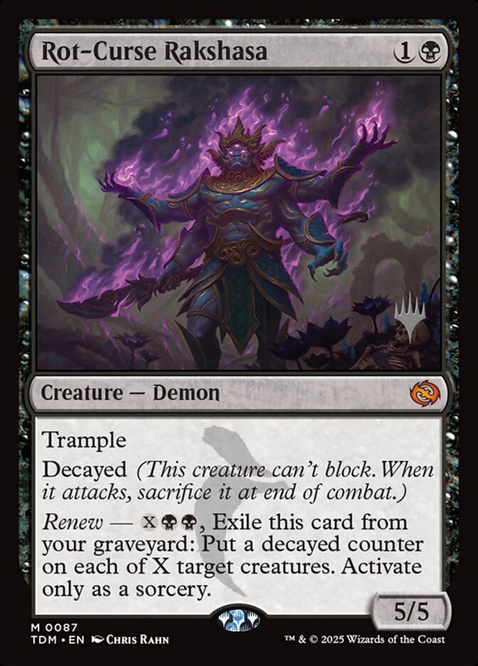 Rot-Curse Rakshasa (Tarkir: Dragonstorm Promos)