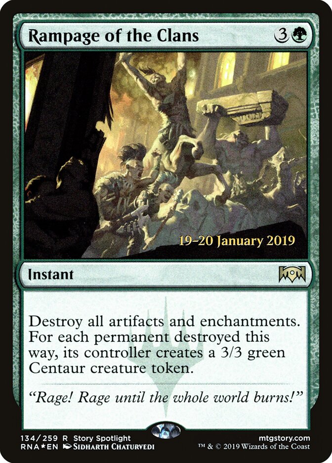 Rampage of the Clans (Ravnica Allegiance Promos)