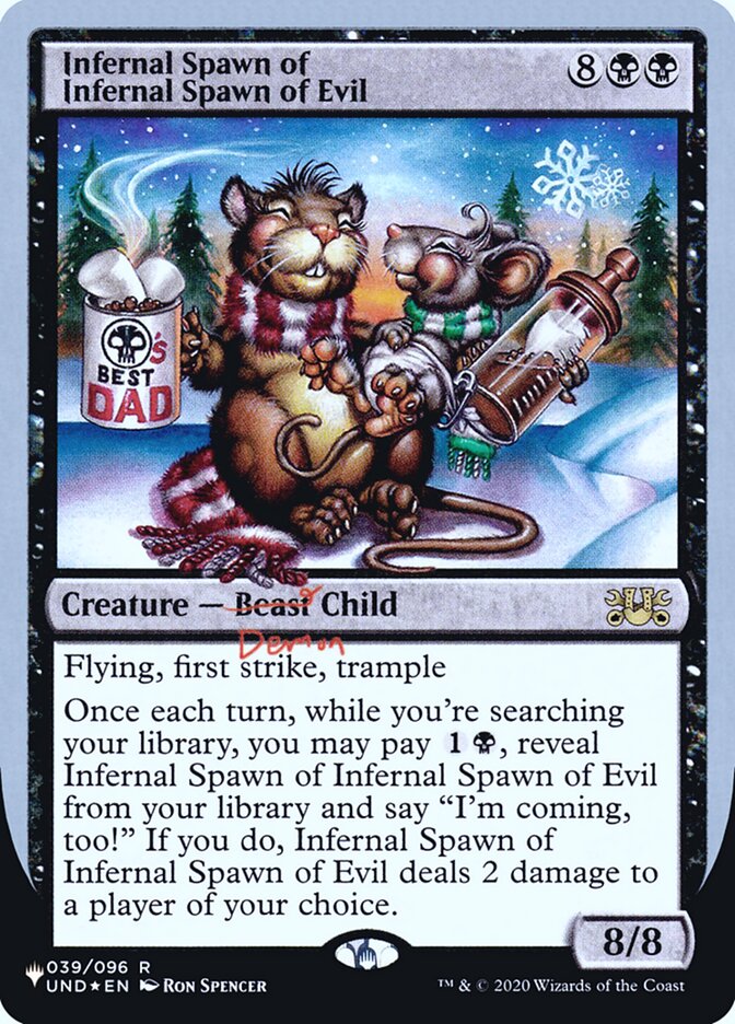 Infernal Spawn of Infernal Spawn of Evil (The List (Unfinity Foil Edition))