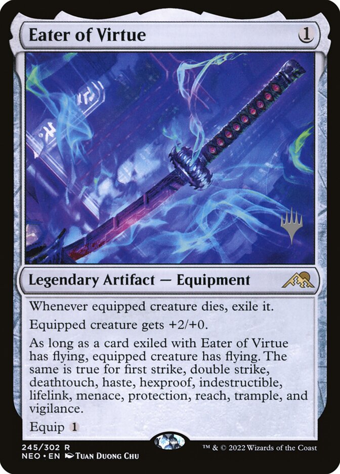 Eater of Virtue (Kamigawa: Neon Dynasty Promos)