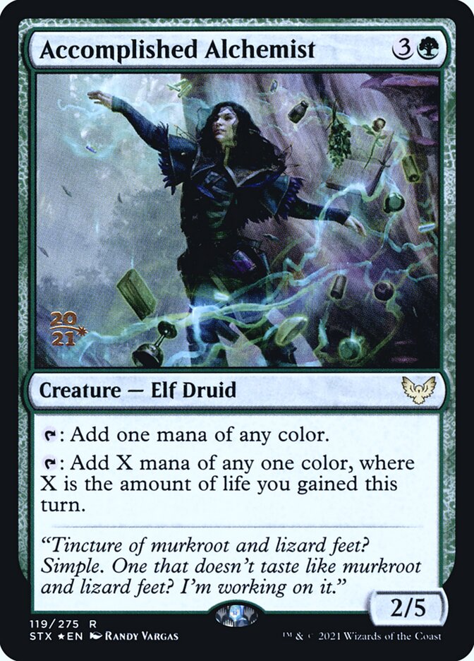 Accomplished Alchemist (Strixhaven: School of Mages Promos)