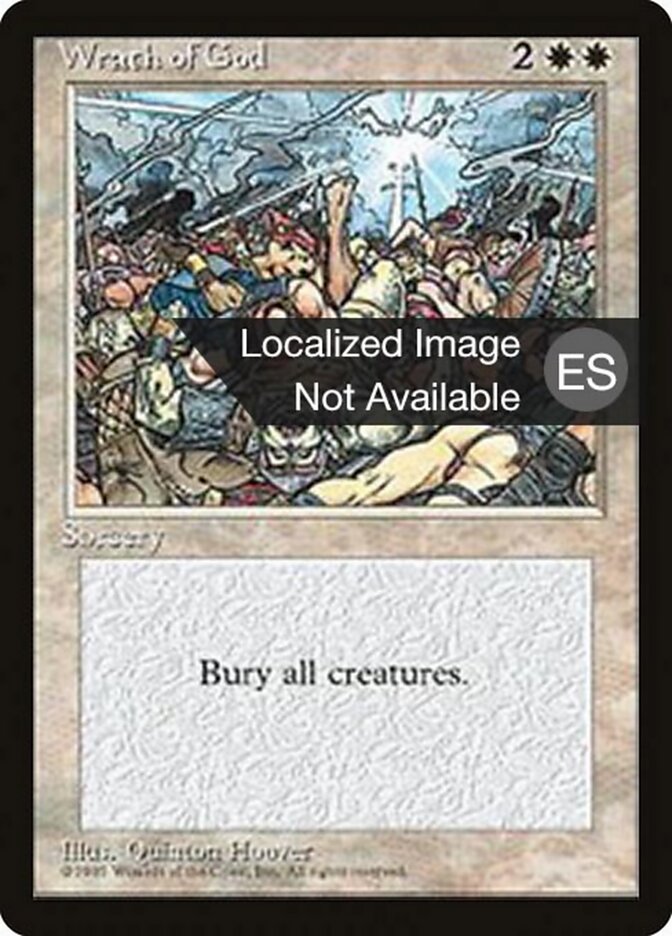 Wrath of God (Fourth Edition Foreign Black Border)