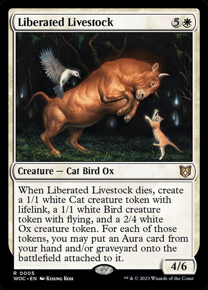 Liberated Livestock (Wilds of Eldraine Commander)
