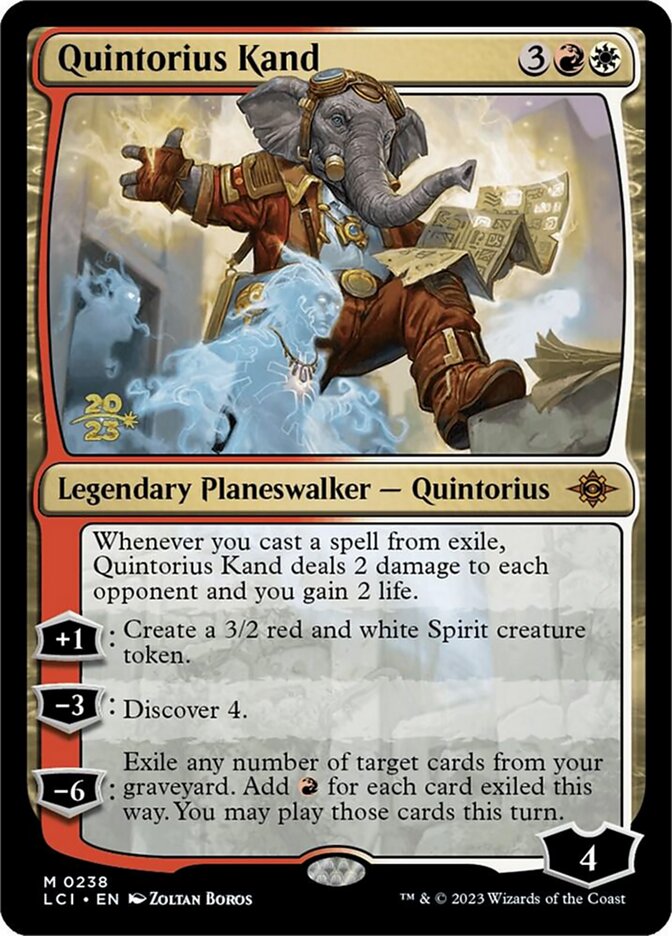 Quintorius Kand (The Lost Caverns of Ixalan Promos)