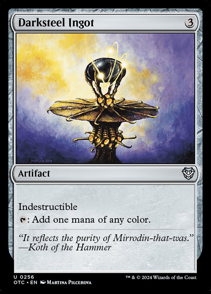 Darksteel Ingot (Outlaws of Thunder Junction Commander)