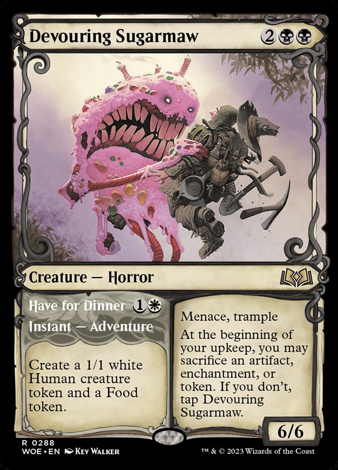 Devouring Sugarmaw // Have for Dinner (Wilds of Eldraine)