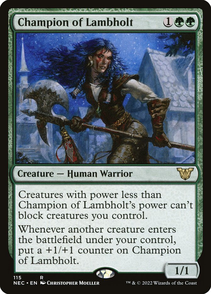Champion of Lambholt (Neon Dynasty Commander)