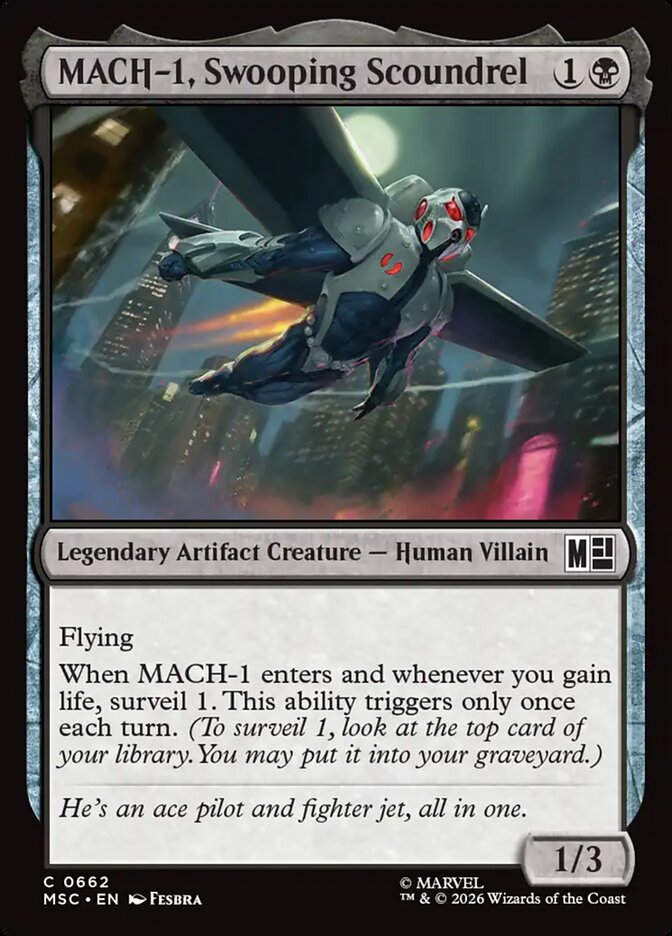 MACH-1, Swooping Scoundrel (Marvel Super Heroes Commander)