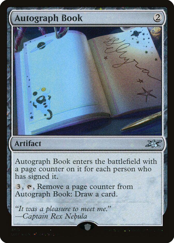 Autograph Book (Unfinity)