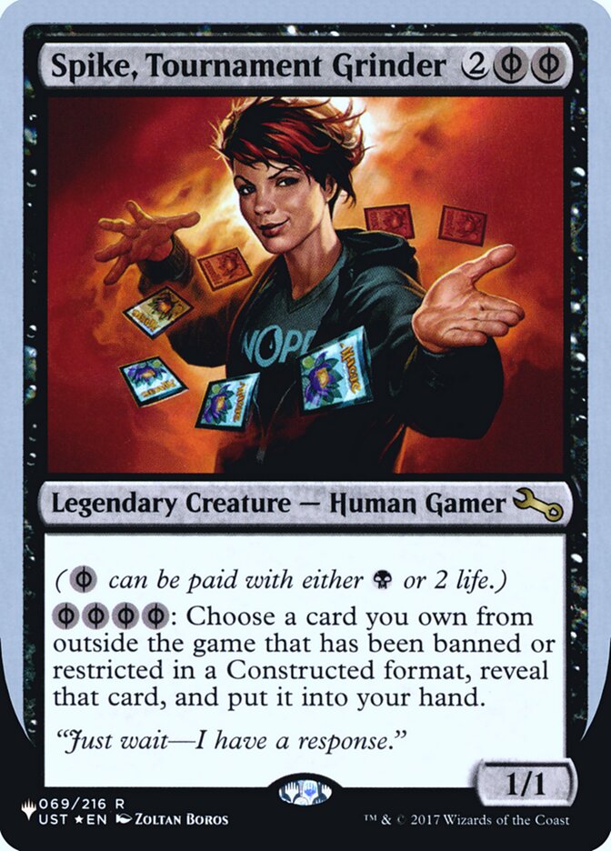 Spike, Tournament Grinder (The List (Unfinity Foil Edition))