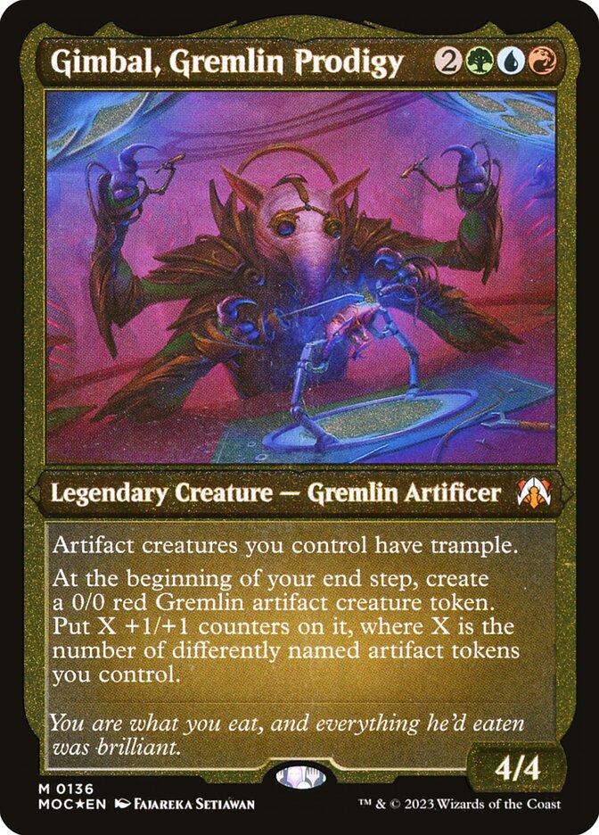 Gimbal, Gremlin Prodigy (March of the Machine Commander)