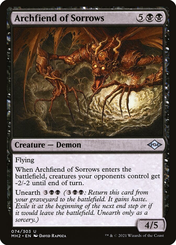 Archfiend of Sorrows (Modern Horizons 2)