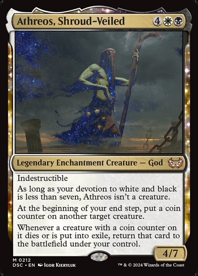 Athreos, Shroud-Veiled (Duskmourn: House of Horror Commander)