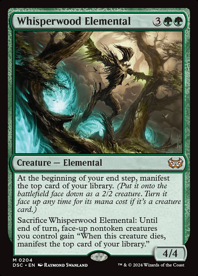 Whisperwood Elemental (Duskmourn: House of Horror Commander)