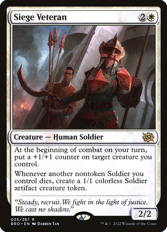Siege Veteran (The Brothers' War)